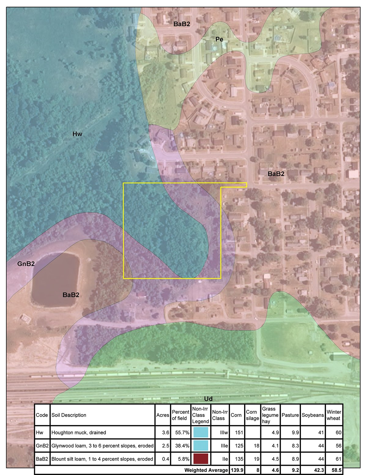 Soil map - REAL ESTATE AUCTION, 5.1 Acre Building Site, Sealed Bid Auction